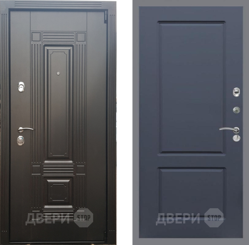Входная металлическая Дверь Рекс (REX) 9 FL-117 Силк титан в Можайске