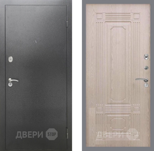 Дверь Рекс (REX) 2А Серебро Антик FL-2 Беленый дуб в Можайске
