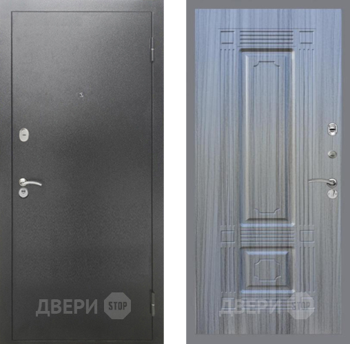 Дверь Рекс (REX) 2А Серебро Антик FL-2 Сандал грей в Можайске