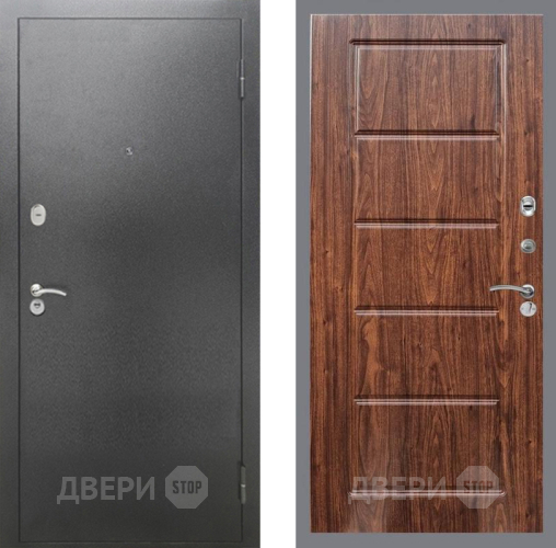 Дверь Рекс (REX) 2А Серебро Антик FL-39 орех тисненый в Можайске