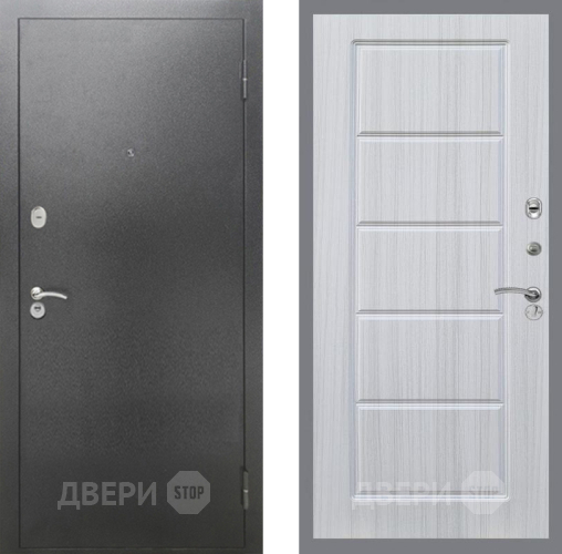 Дверь Рекс (REX) 2А Серебро Антик FL-39 Сандал белый в Можайске