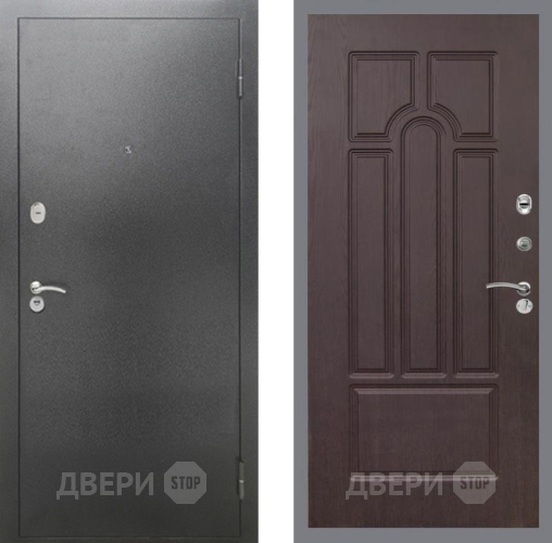 Входная металлическая Дверь Рекс (REX) 2А Серебро Антик FL-58 Венге в Можайске