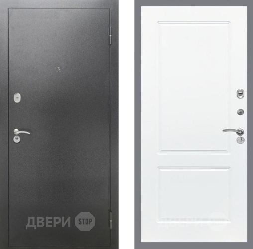 Дверь Рекс (REX) 2А Серебро Антик FL-117 Силк Сноу в Можайске