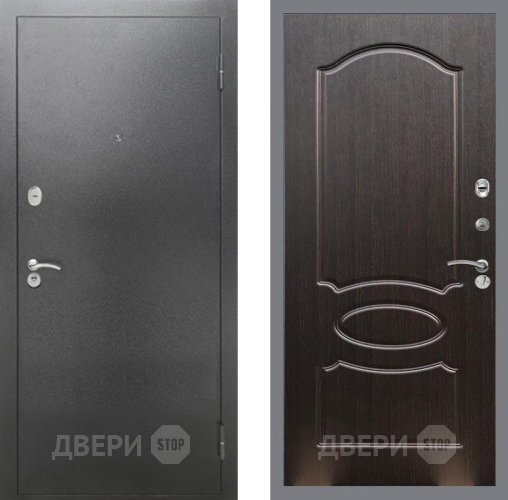Дверь Рекс (REX) 2А Серебро Антик FL-128 Венге светлый в Можайске