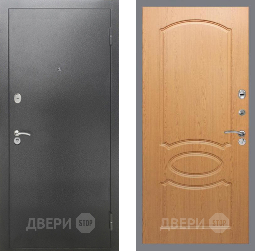 Входная металлическая Дверь Рекс (REX) 2А Серебро Антик FL-128 Дуб в Можайске