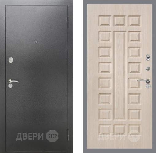 Дверь Рекс (REX) 2А Серебро Антик FL-183 Беленый дуб в Можайске