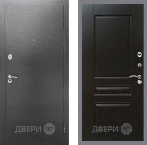 Входная металлическая Дверь Рекс (REX) 2А Серебро Антик FL-243 Венге в Можайске