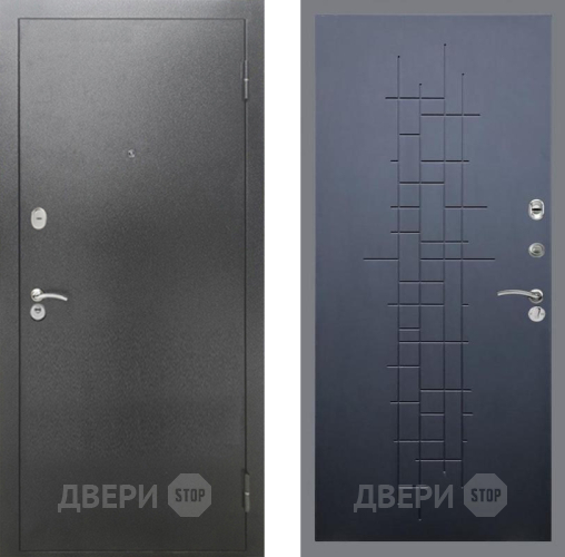 Входная металлическая Дверь Рекс (REX) 2А Серебро Антик FL-289 Ясень черный в Можайске