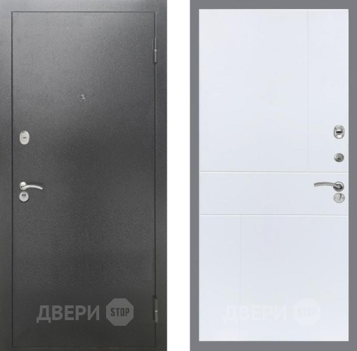 Дверь Рекс (REX) 2А Серебро Антик FL-290 Силк Сноу в Можайске