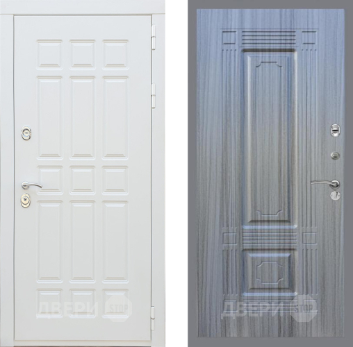 Входная металлическая Дверь Рекс (REX) 8 Силк Сноу FL-2 Сандал грей в Можайске
