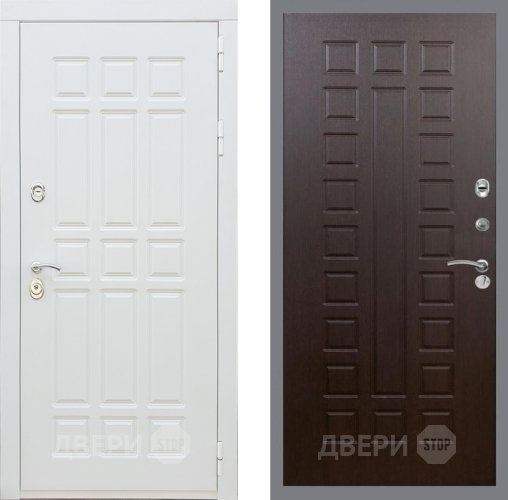 Входная металлическая Дверь Рекс (REX) 8 Силк Сноу FL-183 Венге в Можайске