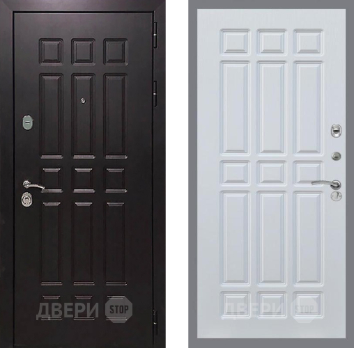 Входная металлическая Дверь Рекс (REX) 8 FL-33 Белый ясень в Можайске