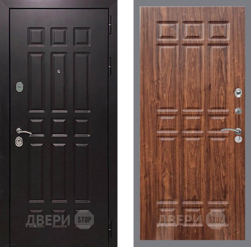 Входная металлическая Дверь Рекс (REX) 8 FL-33 орех тисненый в Можайске