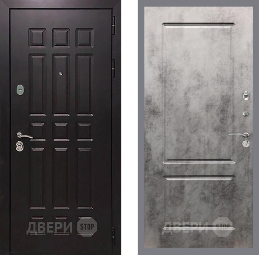 Входная металлическая Дверь Рекс (REX) 8 FL-117 Бетон темный в Можайске