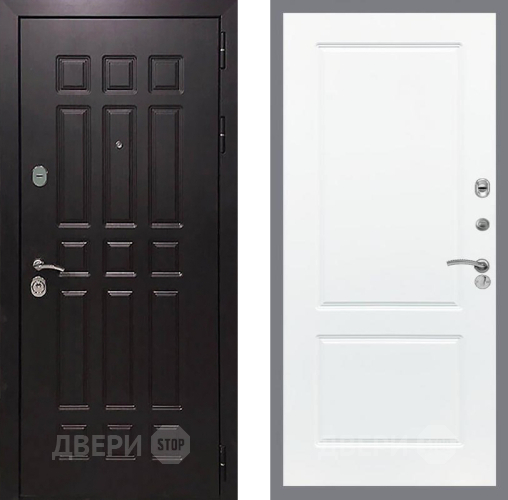 Входная металлическая Дверь Рекс (REX) 8 FL-117 Силк Сноу в Можайске