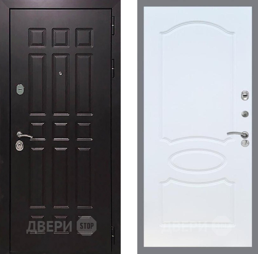 Входная металлическая Дверь Рекс (REX) 8 FL-128 Белый ясень в Можайске