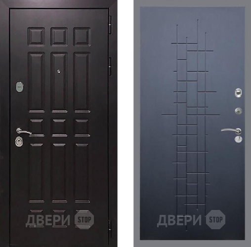 Входная металлическая Дверь Рекс (REX) 8 FL-289 Ясень черный в Можайске