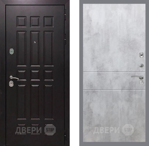 Входная металлическая Дверь Рекс (REX) 8 FL-290 Бетон светлый в Можайске