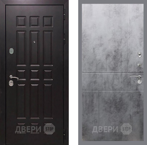 Входная металлическая Дверь Рекс (REX) 8 FL-290 Бетон темный в Можайске