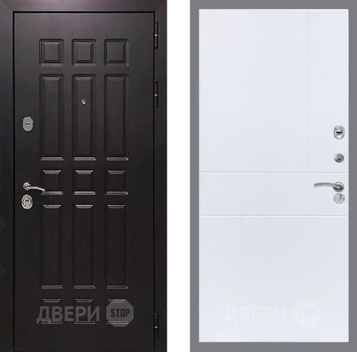 Входная металлическая Дверь Рекс (REX) 8 FL-290 Силк Сноу в Можайске