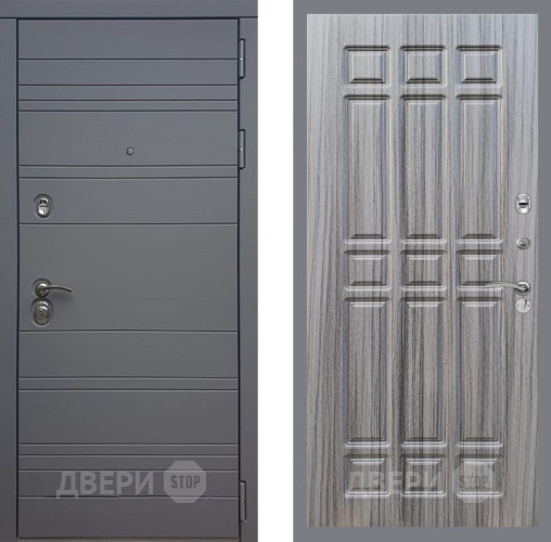 Входная металлическая Дверь Рекс (REX) 14 силк титан FL-33 Сандал грей в Можайске