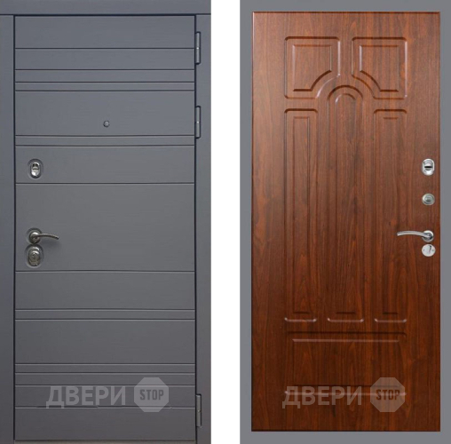 Входная металлическая Дверь Рекс (REX) 14 силк титан FL-58 Морёная берёза в Можайске