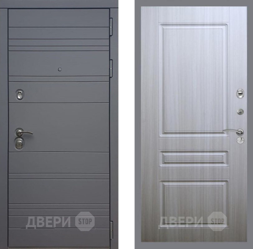 Входная металлическая Дверь Рекс (REX) 14 силк титан FL-243 Сандал белый в Можайске