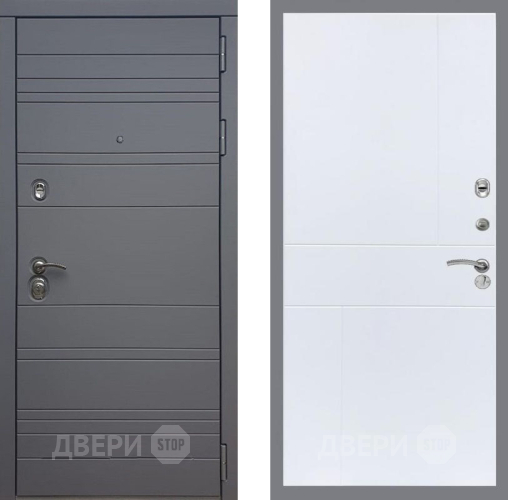 Входная металлическая Дверь Рекс (REX) 14 силк титан FL-290 Силк Сноу в Можайске
