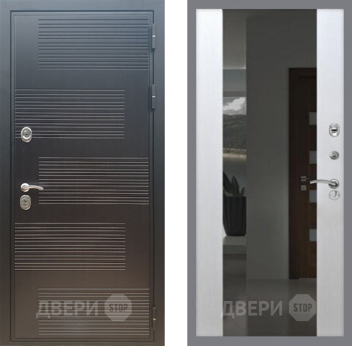 Входная металлическая Дверь Рекс (REX) премиум 185 СБ-16 с Зеркалом Лиственница беж в Можайске