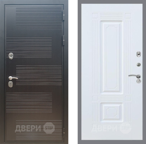 Входная металлическая Дверь Рекс (REX) премиум 185 FL-2 Силк Сноу в Можайске