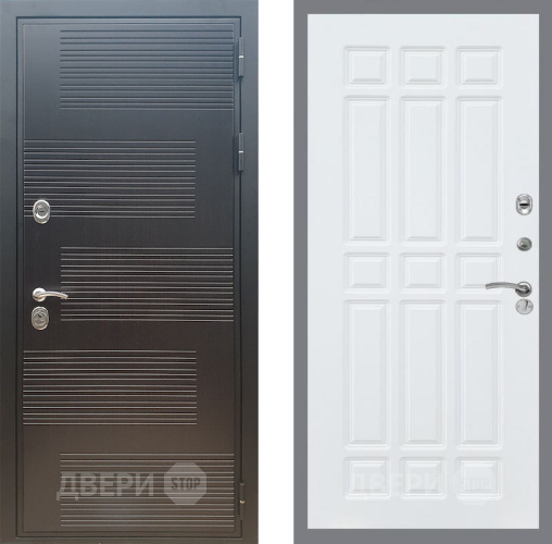 Входная металлическая Дверь Рекс (REX) премиум 185 FL-33 Силк Сноу в Можайске