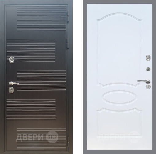 Входная металлическая Дверь Рекс (REX) премиум 185 FL-128 Белый ясень в Можайске
