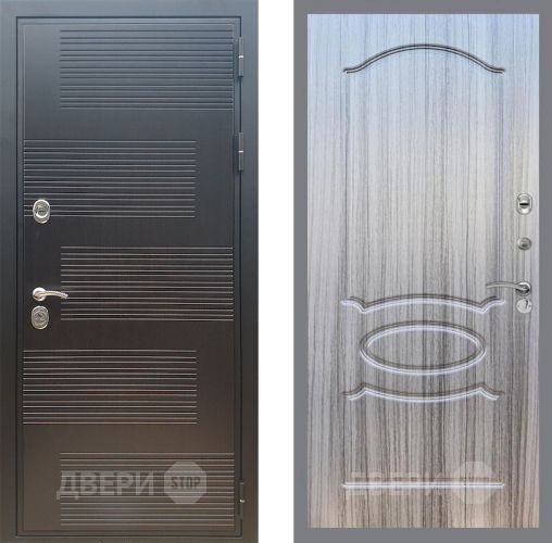Входная металлическая Дверь Рекс (REX) премиум 185 FL-128 Сандал грей в Можайске