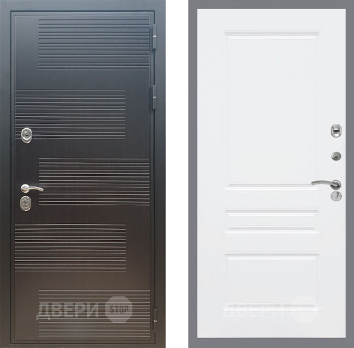 Входная металлическая Дверь Рекс (REX) премиум 185 FL-243 Силк Сноу в Можайске