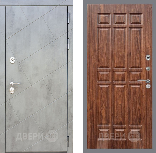 Входная металлическая Дверь Рекс (REX) 22 FL-33 орех тисненый в Можайске