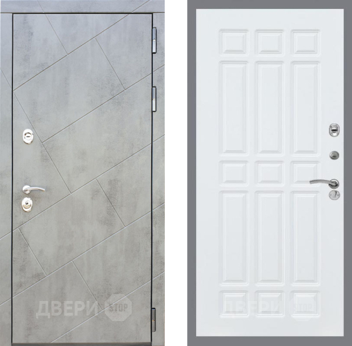 Входная металлическая Дверь Рекс (REX) 22 FL-33 Силк Сноу в Можайске