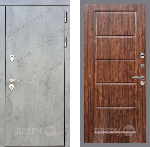 Входная металлическая Дверь Рекс (REX) 22 FL-39 орех тисненый в Можайске