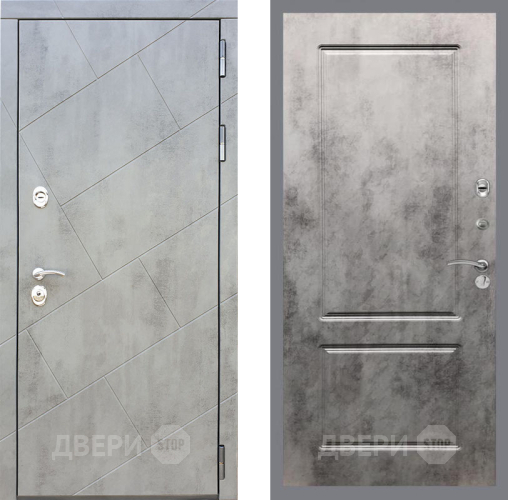 Входная металлическая Дверь Рекс (REX) 22 FL-117 Бетон темный в Можайске