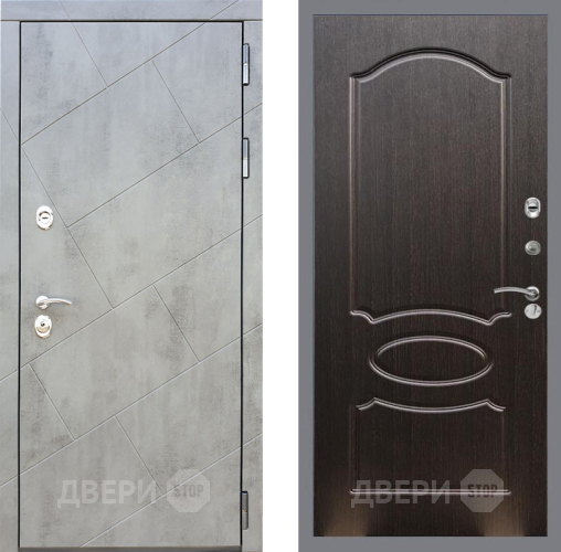 Входная металлическая Дверь Рекс (REX) 22 FL-128 Венге светлый в Можайске