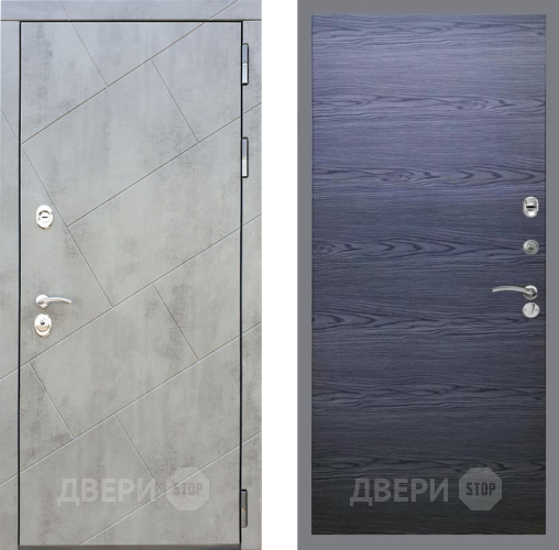 Входная металлическая Дверь Рекс (REX) 22 GL Дуб тангенальный черный в Можайске