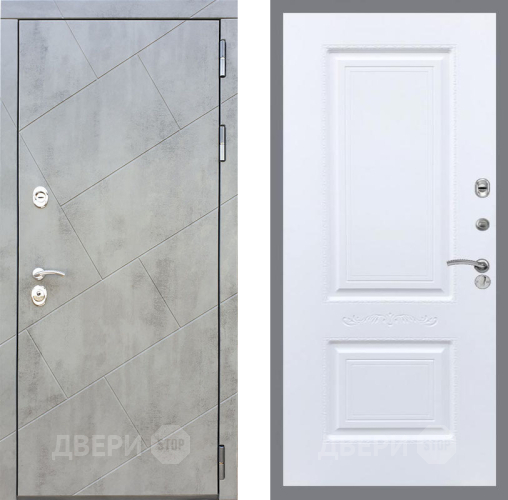 Входная металлическая Дверь Рекс (REX) 22 Смальта Силк Сноу в Можайске