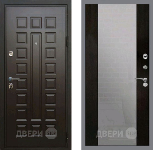 Входная металлическая Дверь Рекс (REX) Премиум 3к СБ-16 Зеркало Венге в Можайске