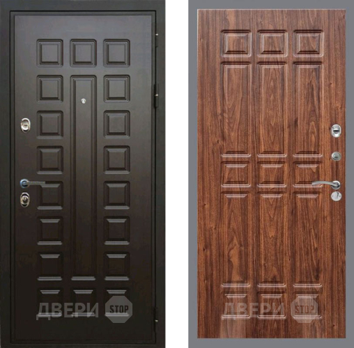 Входная металлическая Дверь Рекс (REX) Премиум 3к FL-33 орех тисненый в Можайске
