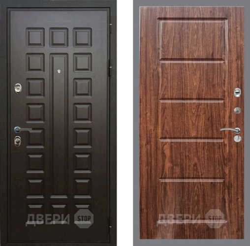 Входная металлическая Дверь Рекс (REX) Премиум 3к FL-39 орех тисненый в Можайске