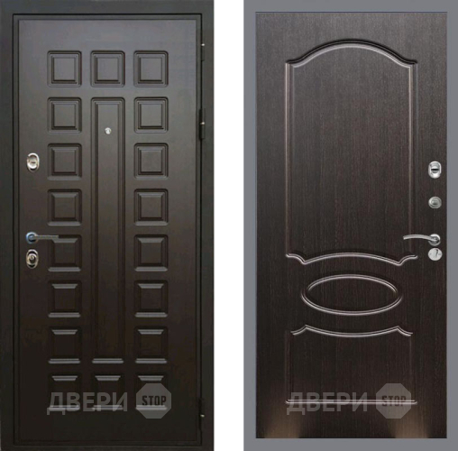 Входная металлическая Дверь Рекс (REX) Премиум 3к FL-128 Венге светлый в Можайске
