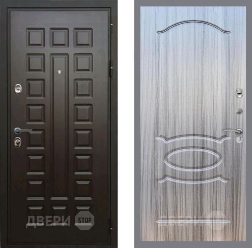 Входная металлическая Дверь Рекс (REX) Премиум 3к FL-128 Сандал грей в Можайске