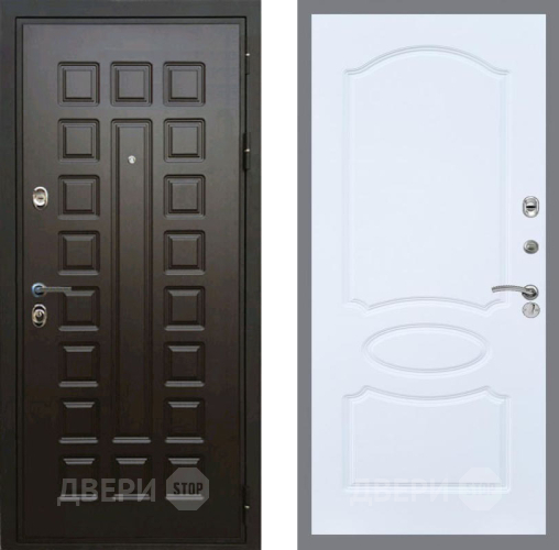 Дверь Рекс (REX) Премиум 3к FL-128 Силк Сноу в Можайске