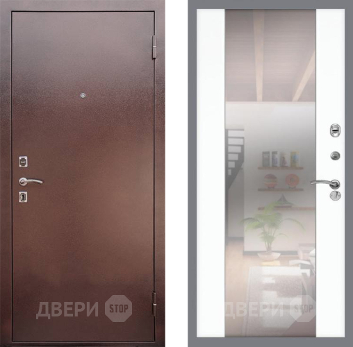 Дверь Рекс (REX) 1 СБ-16 Зеркало Силк Сноу в Можайске