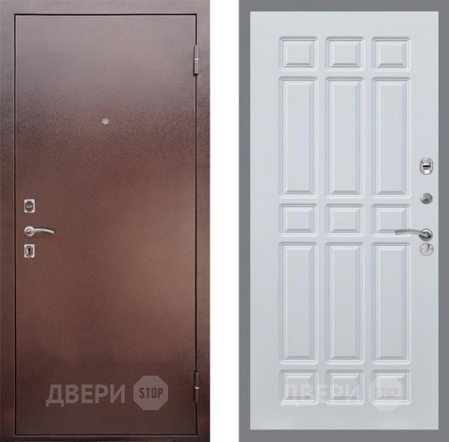 Входная металлическая Дверь Рекс (REX) 1 FL-33 Белый ясень в Можайске