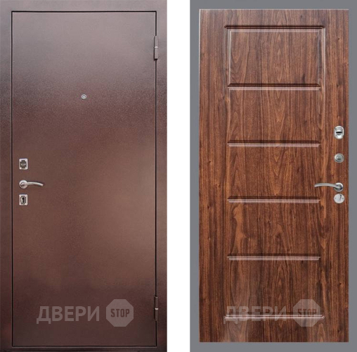 Входная металлическая Дверь Рекс (REX) 1 FL-39 орех тисненый в Можайске